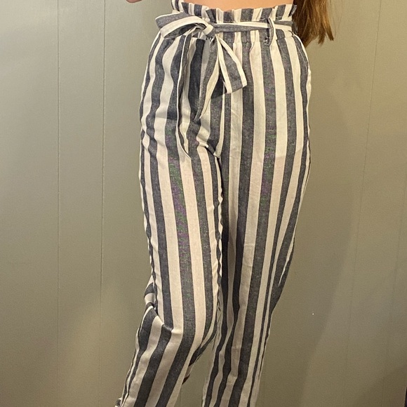 Forever 21 blue and white pants size | xsmall - Picture 4 of 7